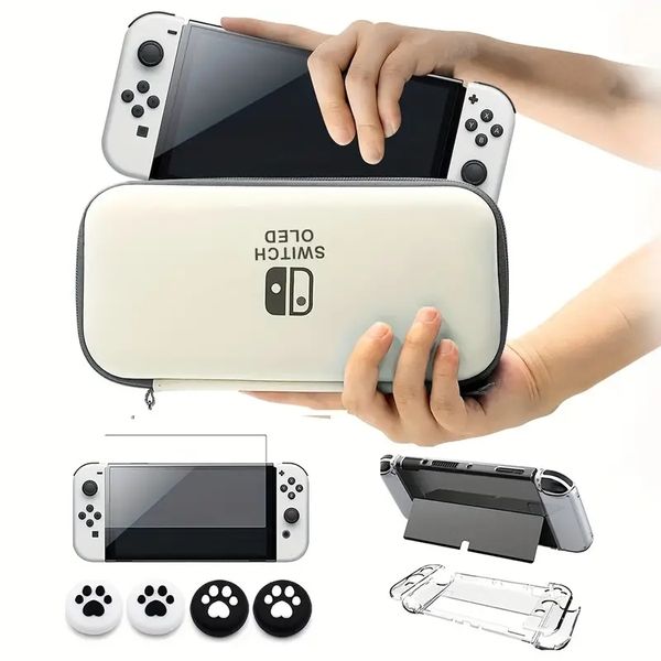 Сумка для хранения корпусов для Nintendo Switch OLED Travel Case Case Case Cover Cover Portable Accessories
