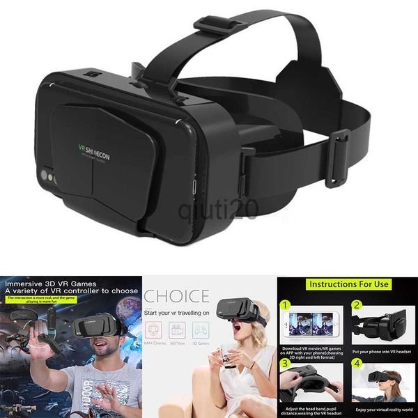 Occhiali VR Nuovo 3D VR Smart Occhiali da gioco per realtà virtuale Auricolare compatibile con iPhone e telefono Android G10 Metaverse VR Headset x0801