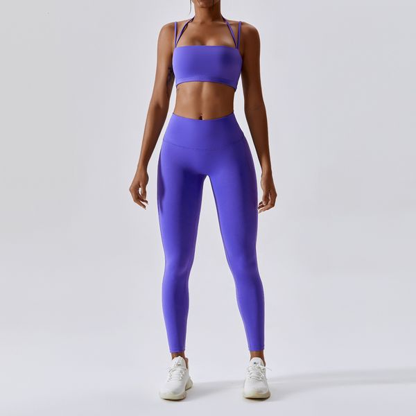 Yoga-Outfit, Yoga-Bekleidungssets, sportliche Kleidung, Damen-Leggings mit hoher Taille und Top, zweiteiliges Set, nahtloser Fitness-Trainingsanzug, Fitness-Workout-Outfits 230801