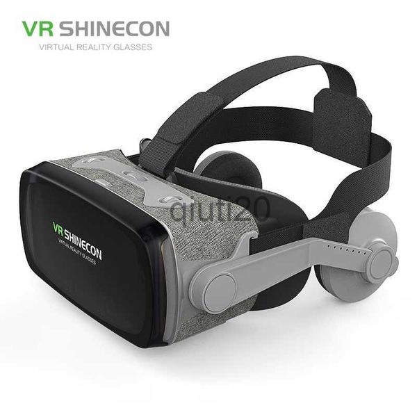 Óculos VR VR SHINECON G07E Óculos 3D VR Headset com fones de ouvido para 4,7-6,0 polegadas Android iOS Smart Phones x0801