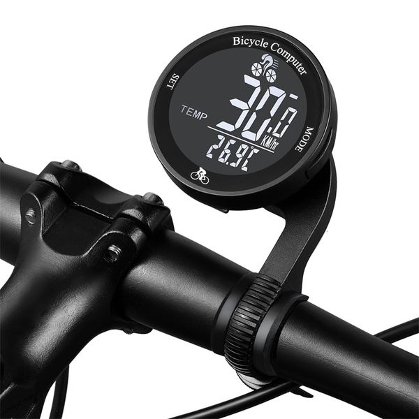 Fahrradcomputer Drahtloser Computer Wasserdichter Fahrrad-Kilometerzähler Multifunktions-LCD-Bildschirm Radfahren Tachometer Bergzähler 230801