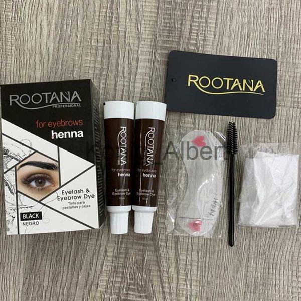 Melhoradores de sobrancelha 1 pç HENNA EYEBROWS TINT Profissional Sobrancelhas Creme Maquiagem À Prova D' Água Tintura de Longa Duração Creme para Tatuagem Henna Delineador de Sobrancelhas x0801