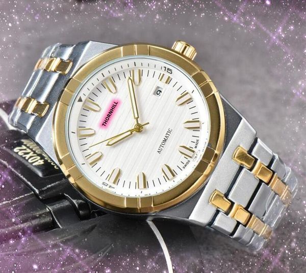 Luxus-Herrenuhren mit Skelett-Zifferblatt, 42 mm, mechanisches Automatikwerk, Faltschließe, Edelstahlarmband, wasserdichte Schwimm-Armbanduhr, Montre-de-Luxe-Geschenke