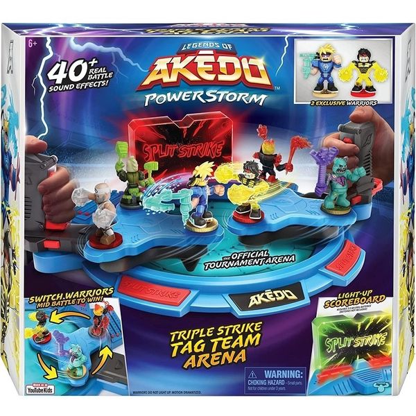 Инструменты семинар Akedo Ultimate Arcade Warriors Arena Legendary Attach Attack Mini Battling Action Figures Moose Boy Toy 230801