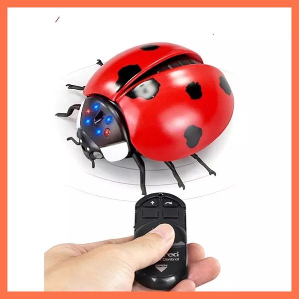 Elettrico RC Animali RC Coccinella Simulazione Insetto Giocattolo Infrarossi Elettrico per Bambini Prank Insetti Pet 230801