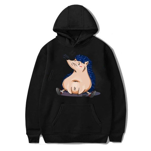 Hoodies das mulheres moletom camisola desenhos animados ouriço sweatshirts anime hoodie roupas para adolescente harajuku com capuz gota 230802