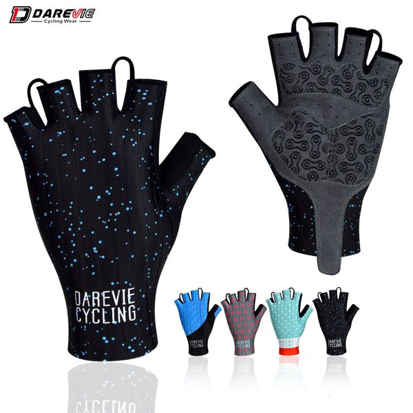 Guanti da ciclismo DAREVIE Guanti da ciclismo Pro Light Soft Traspirante Cool Dry Mezze dita Guanti da ciclismo Antiscivolo Guanti da bici antiurto MTB Road 230801