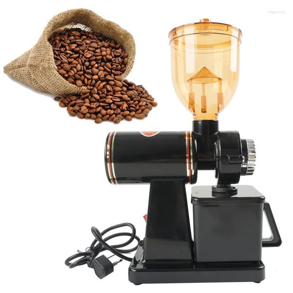 Moedor de Café Elétrico 250g Pequeno Moinho de Grãos Rebarbas Planas Produto Único Comercial 220V 110V