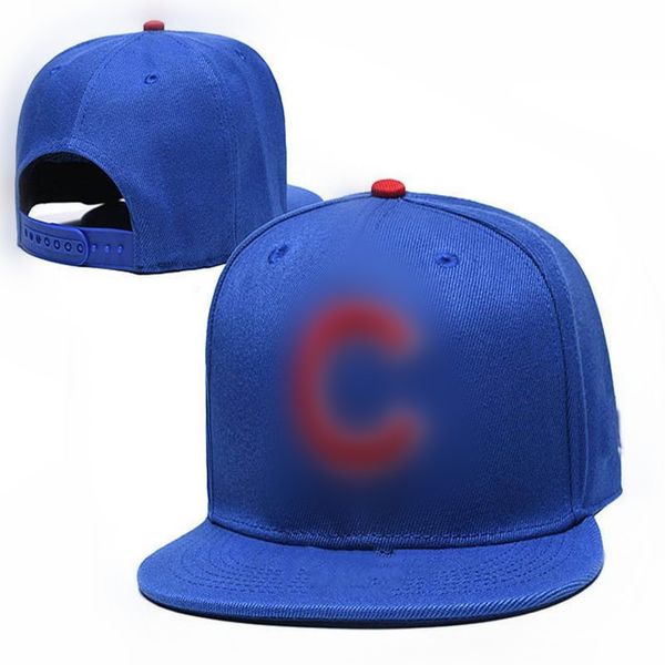 Sıcak Cubs C Letter Beyzbol Kapakları Erkekler Kadın Spor Kemik Snapback Şapkalar Hip Hop Casquette Gorras Ayarlanabilir H19-8.2