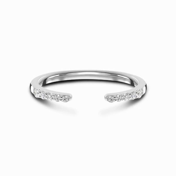 2023 Heißverkaufs S925 Sterling Silber Micro Zirkon offen verstellbarer Ring mit stilvollem Design und einfachem Luxus