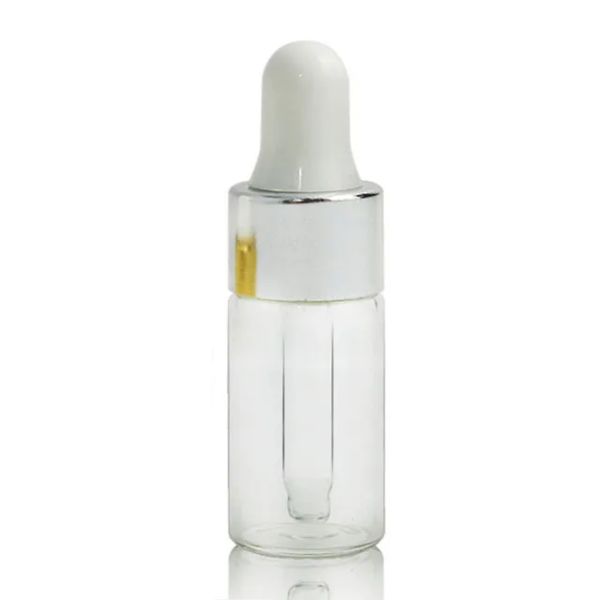 Tropfflasche tragbar mit Glas-Augentropfer-Piepette-Fläschchen Großhandel 5 ml Aromatherapie-ätherische Ölflasche