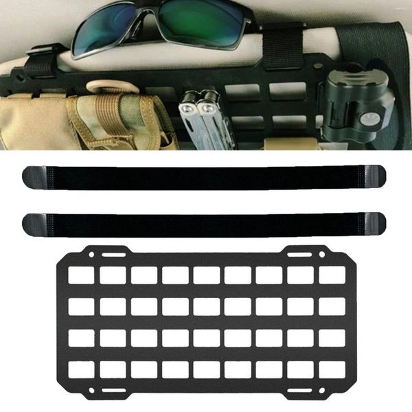 Organizzatore di auto tattico Sole Visor Veicolo ABS Accessori in plastica MOLLE Accesso Appening Telaio Decorazione Interiore