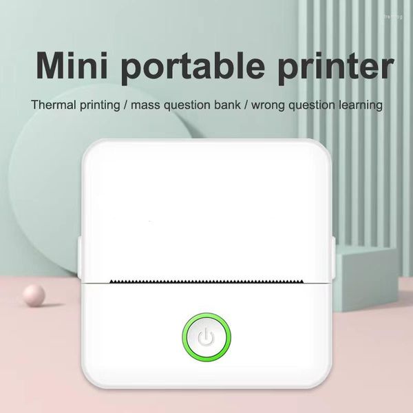 Mini Impressora Térmica Cute Shape Portable Label X6 Bluetooth Impresoras 57mm Paper Inkless Memo Checklist Note Printing