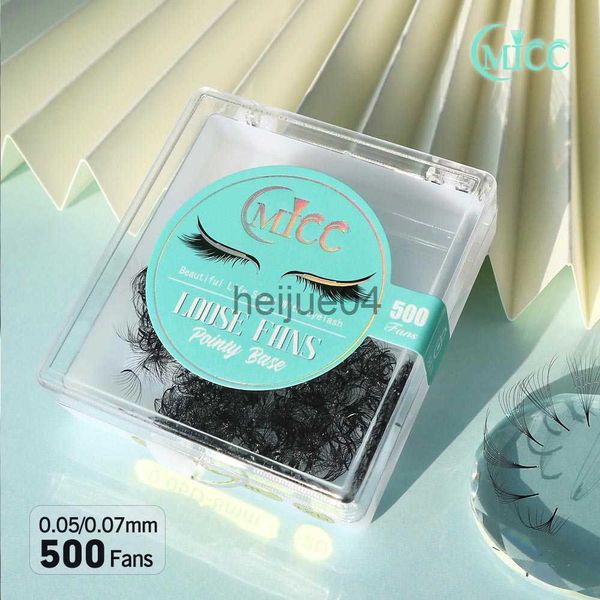 Cílios postiços Cmicc Lashes Frete grátis Coreano Base pontuda Cílios soltos de manga Afiado Fino Solto Fãs Promade Volume Fãs Extensões de cílios x0802