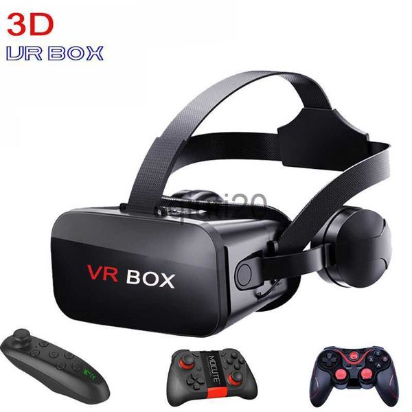 VR Glasses Original VR Virtual Reality 3D Glasses Box Stereo VR Google Картонная гарнитура шлем для iOS Android Смартфон Беспроводной Рокер x0801