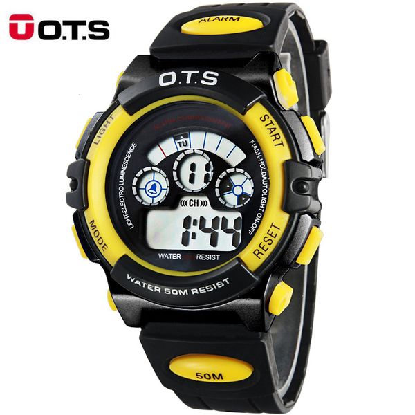 Детские часы OTS Kids Watch Multifunction Водонепроницаемые детские цифровые светодиоды Спортивная тревога