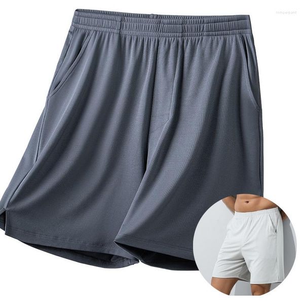 Shorts Masculino 80S Modal Esportes Casuais Para Homens Calças de Dormir Confortáveis e Macias de Verão Casa com Bolsos Sólido Marca de Musculação