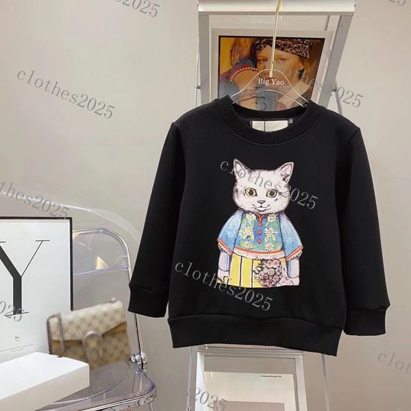 2023 Kids Hoodie Sweatshirt T-shirts Tee Top Letter Cute Casual Tee Boy Boy Baby Teen Clothes Autumn Manga Longa Girl Multicolor Tops Children Clothing Mangas Curtas