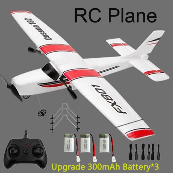 Flugzeug Modell DIY RC Flugzeug Spielzeug EPP Handwerk Schaum Elektrische Outdoor Fernbedienung Segelflugzeug FX 801 901Remote Flugzeug Starrflügel 230801