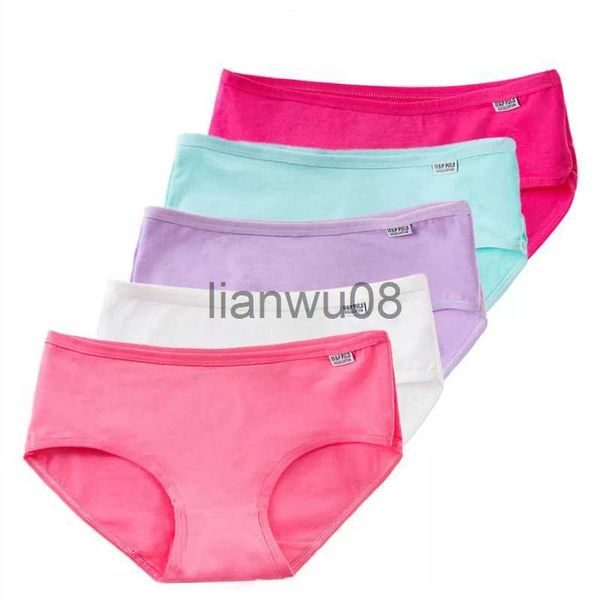 Mutandine 4 PcsLot Intimo Floreale Bambini Ragazza Pizzo Mutandine corte Intimo per bambini per ragazza Slip Mutande per bambini in cotone morbido x0802