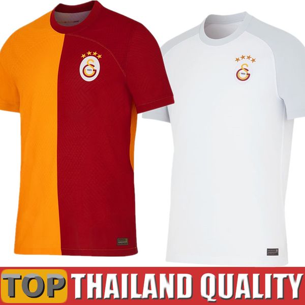 23 24 Galatasaray GOMIS LINNES camisas de futebol 2023 2024 CIGERCI BELHANDA FERNANDO FEGHOULI DONK Home Away Camisa de futebol