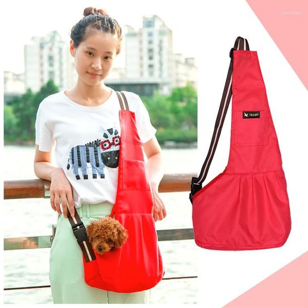 Borsa per cani Pet Out Crossbody Shoulder Viaggi all'aperto Imbracatura portatile per cuccioli di gatto Comoda borsa per il trasporto