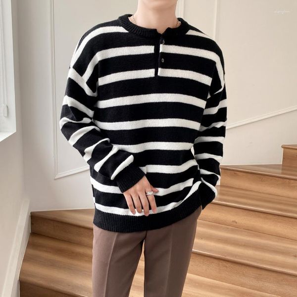 Erkek Sweaters Süper Yumuşak Triko Kazak Erkekler Pullover Jumper 2023 Sonbahar Kış Sıcak Forması Hombre Çekme Örme Mens O-Neck E138