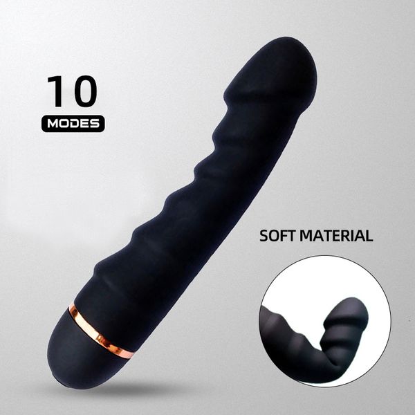 Vibratoren 20 Modi Vibrator Weicher Silikondildo für Frauen Orgasmus Paare Plug langer G-Punkt Weiblicher Masturbator Klitoris Muschi Erwachsene Sexspielzeuge 230801