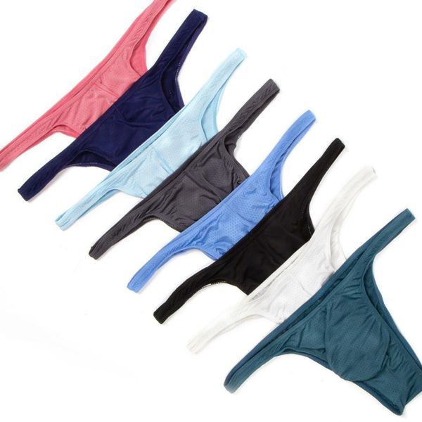 Mutande 4 pezzi Intimo da uomo Bikini traspirante Slip moda sexy Maglia Vita bassa Stretch Confortevole E 091 230802