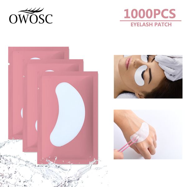 Инструменты макияжа OWOSC 1000PCS Оптовые гидрогелевые гелевые глазные пятна для Eyelash Eyepads Patch Top качество 230801