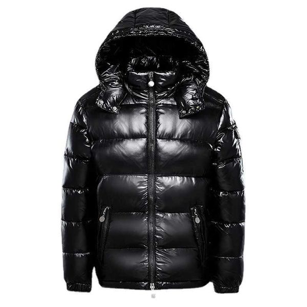 Piumino da uomo Parka Giacca invernale da uomo Piumino d'anatra Parka Giacca da uomo spessa e calda Parka da neve Cappotto con cappuccio staccabile Giacca a vento Caldi cappotti per coppie