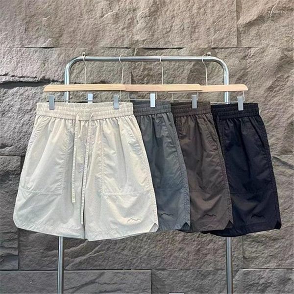 Herren-Shorts, Sommer, eisdünn, atmungsaktiv, für Jungen, Outdoor, Strandmode, lässig, lockere Hose, Sport, Training