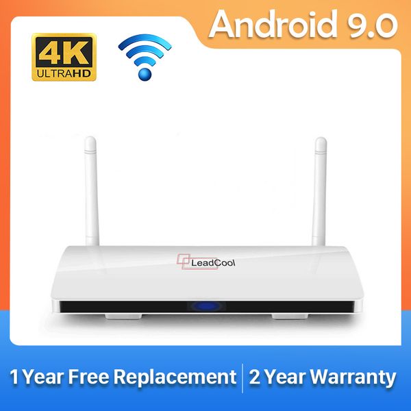 Leadcool S905W 4K Centotop Box Smart Android TV Box Amlogic S905W четырехъядерный Android 9 Поддержка Wifi Wifi