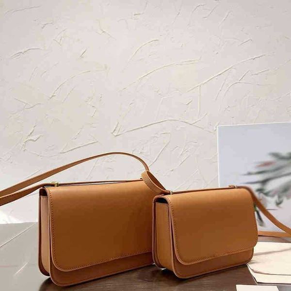 Bolsa de ombro LE Leather Designer Handbag Women Small Square Bag Crossbody Bags Mensageiro Bolsas Masculinas Moda Feminina Bolsas 0531