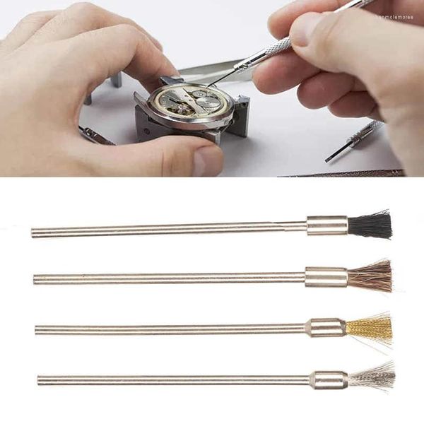Kits de reparo de relógios 4 pçs conjunto de canetas para arranhões Fibra de vidro Nylon Removedor de ferrugem para placas de circuito de joias