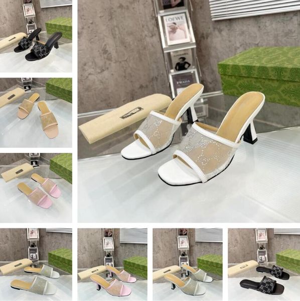 2023Designer Vintage Check Slides Sandalen Print Furleys Archive Plaid Pool Slipper Damen Beige Sommer Strand Outdoor Cool Mule Größe 35-42 mit Box