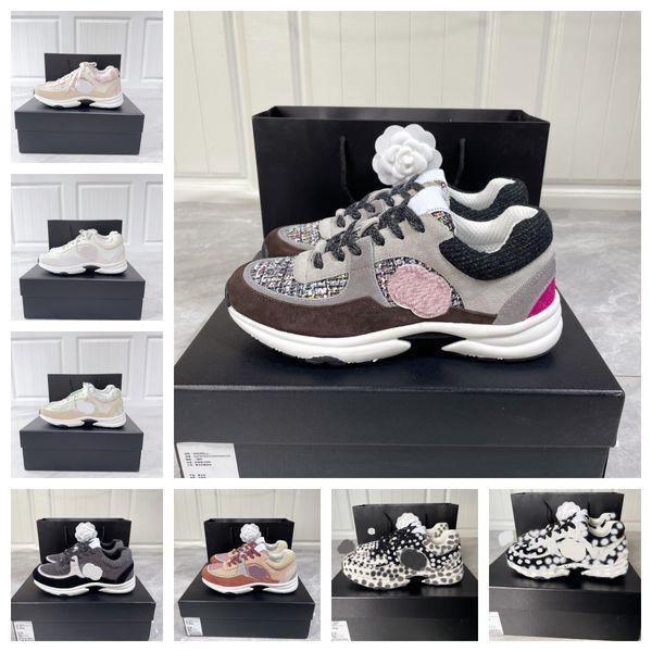 Tênis de designer feminino 10A Sapato casual de couro de luxo para homens, sapatos masculinos de couro genuíno, moda, cores misturadas, caixa original