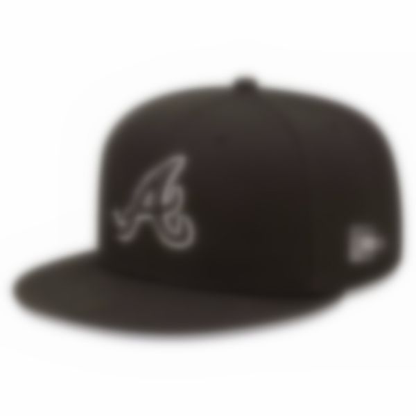 Marchio di buona qualità Braves Una lettera berretti da baseball cappelli snapback in osso berretto in cotone primavera hip hop per uomo donna estate H19-8.2