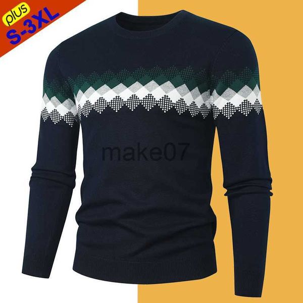 Herrenpullover Hässlicher Pullover Männer Pullover Herbst Baumwolle Slim Pullover Tops Pullover Männliche Strickwaren Mann Winter Vintage Jersey Junge Sweatshirt Navy J230802