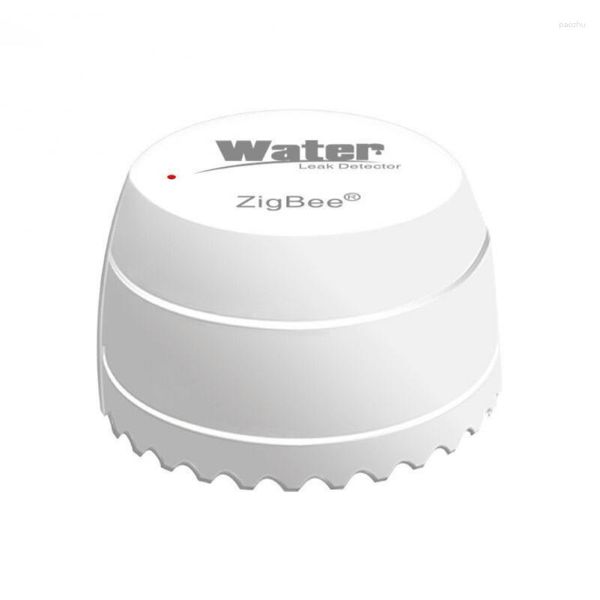 Smart Home Control Zigbee Water Sensor Batteria a lunga durata Supporto App Flood Work Tuya