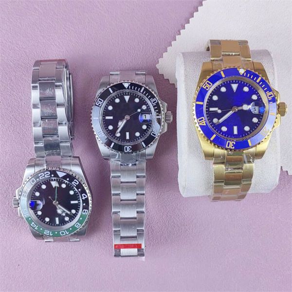 Relógio de luxo 8215 relógios mecânicos para homens luminosos moda fábrica limpa montre femme senhoras aaa cerâmica relógio automático vintage dh02 E23