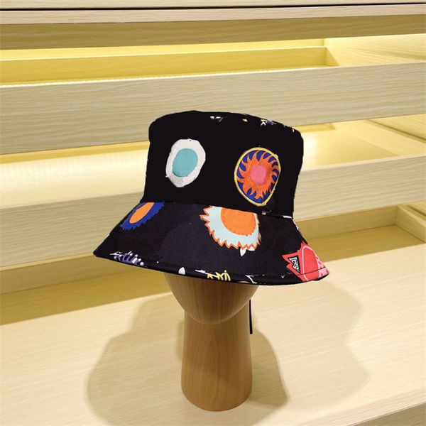 Estilista de moda Chapéu de balde Boné de beisebol Design reversível Personalidade Sol Fofo Impressão Homens Mulheres Chapéus Clássico Marca Logo Lover Caps