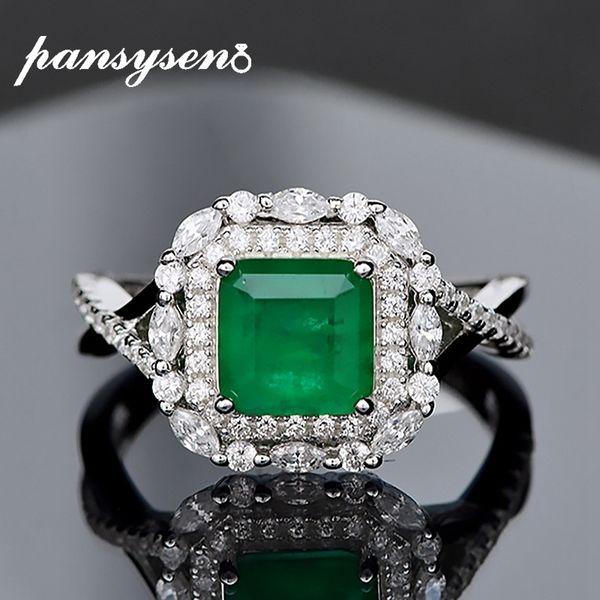 Обручальные кольца Pansysen Vintage Jewelry Solid 925 Sterling Silver Ring