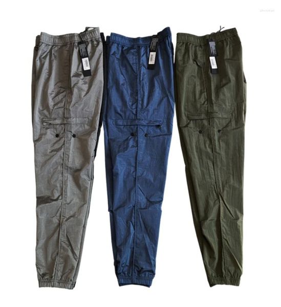 Pantaloni da uomo Top primavera ed estate metallo nylon casual 2023 pantaloni per uomo donna cargo