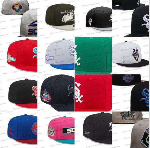 28 Renk Erkek Beyzbol Snapback Hats Classic All Teams Çiçekler Siyah Yeşil Hip Hop Chicago 