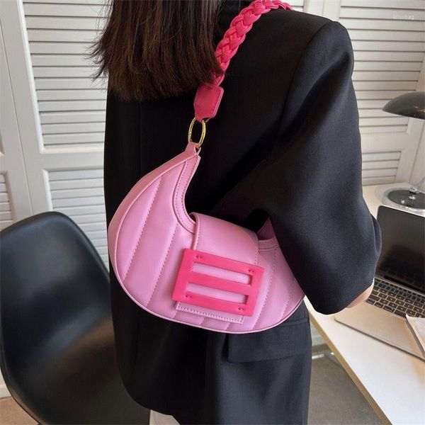 Taille Taschen 2023 Y2K Damen Damen Schulter Umhängetasche Handtasche Koreanischer Stil Luxus Leder Vielseitig PU Wasserdichte Modetasche