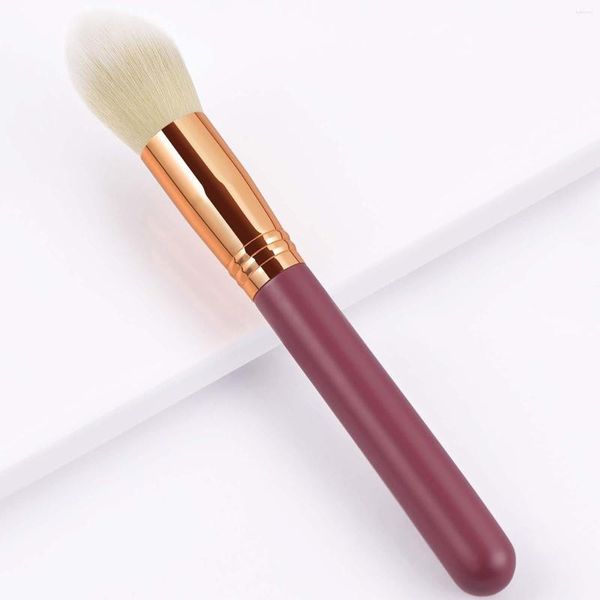 Pennelli trucco Claret Red Golden Repair Brush Flames Professional Cosmetic Beauty Tool Face Make Up