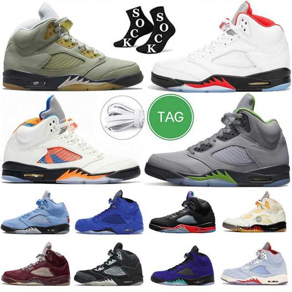 2024 Top 3 Herren-Basketballschuhe Concord Racer Blue Raging Bull Bliss UNC Off Noir Green Bean Fire Red Oreo Easter Jade Horizon Blue Bird Sport-Sneaker