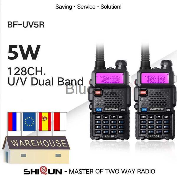 Talkie Walkie 12PCS Baofeng UV5R Radio Amateur Portable Talkie Walkie Pofung UV 5R 5W VHFUHF Radio Double Bande Radio Bidirectionnelle UV5r CB Radios x0802