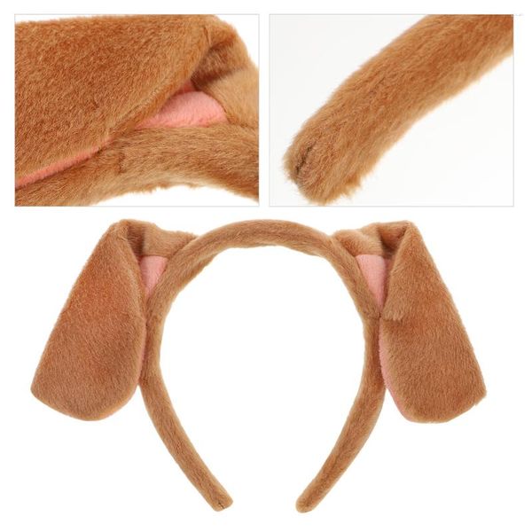 Bandane Abbigliamento Cartone animato Cerchio per capelli Bella fascia per capelli Copricapo Decorazioni per cosplay Orecchie per cani Fascia per turbante